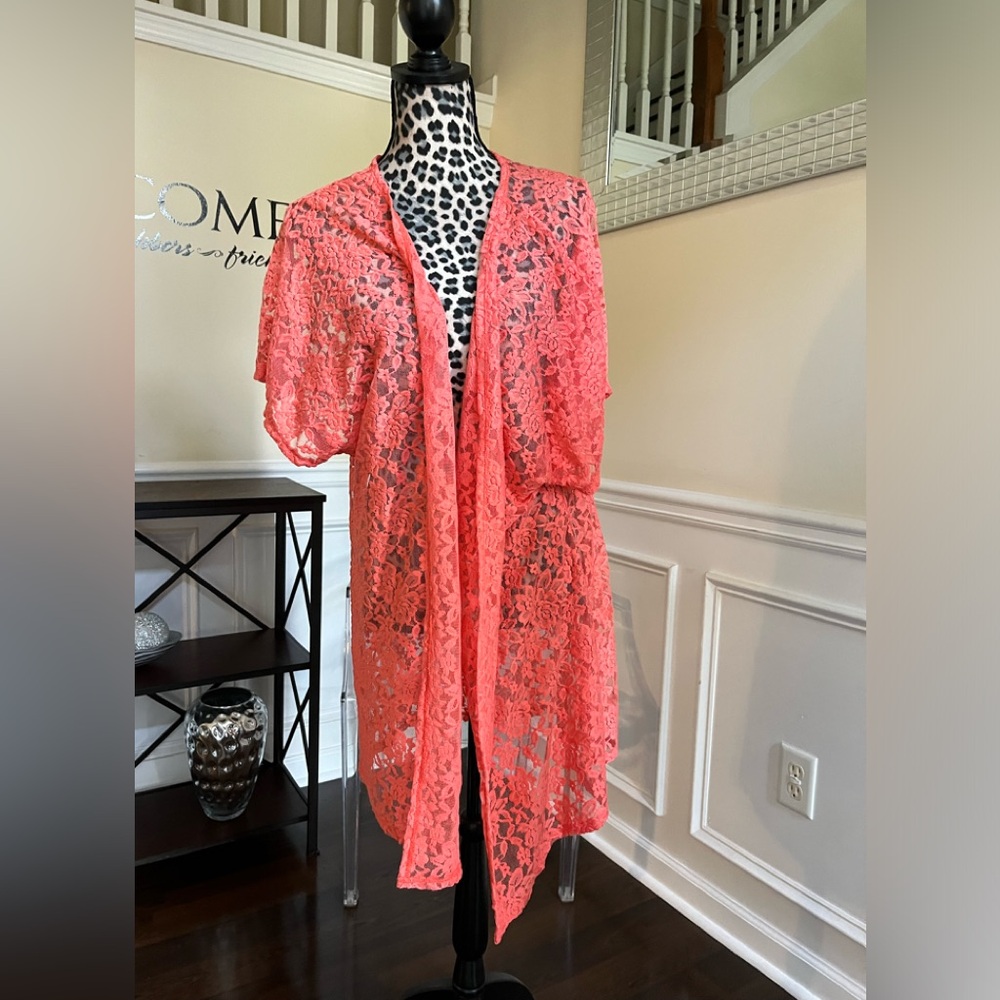 Crochet Cardigan Swimsuit Cover up  (Cart D-103)